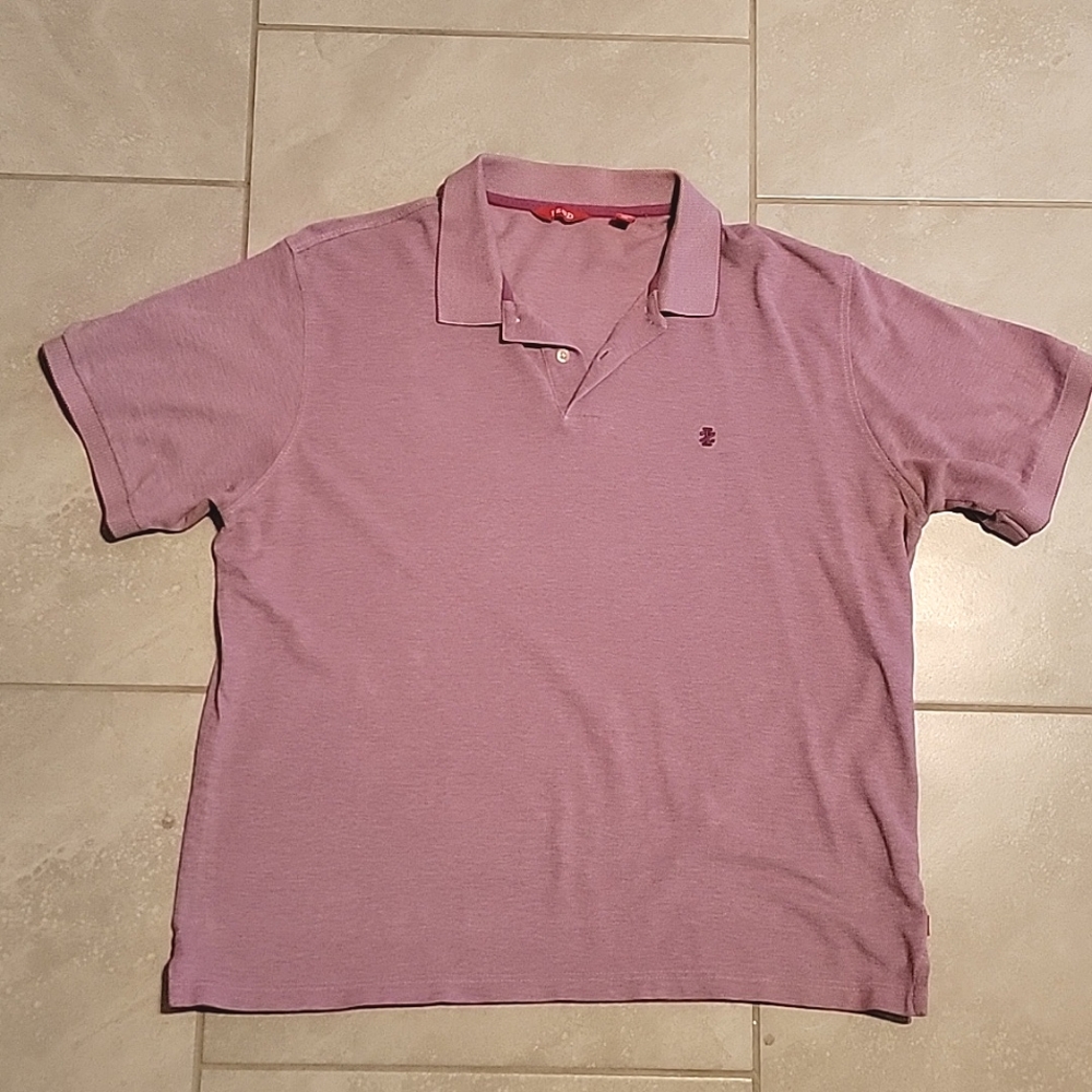 Izod Polo Shirt. XXL. Mauve Color. Excellent Condition. Men's